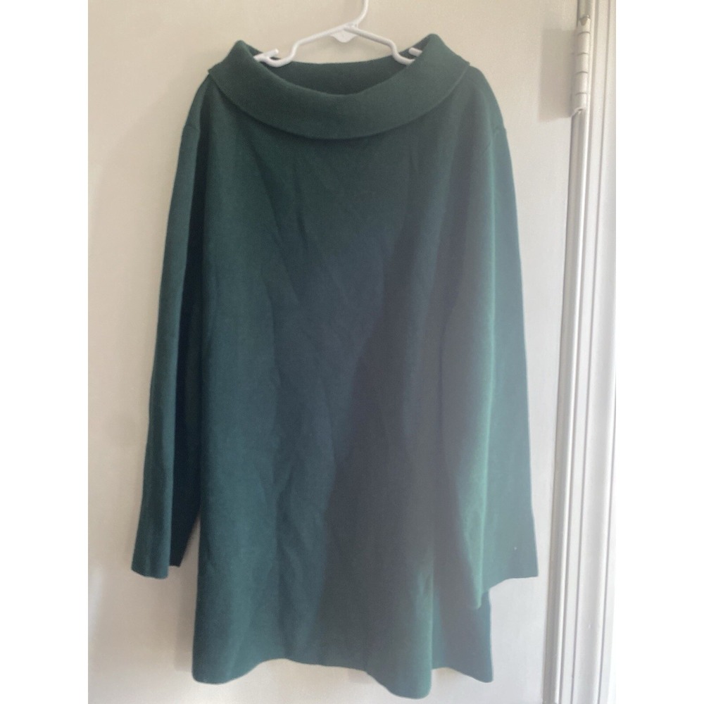 Talbots Green‎ Sweater Mock Neck Medium